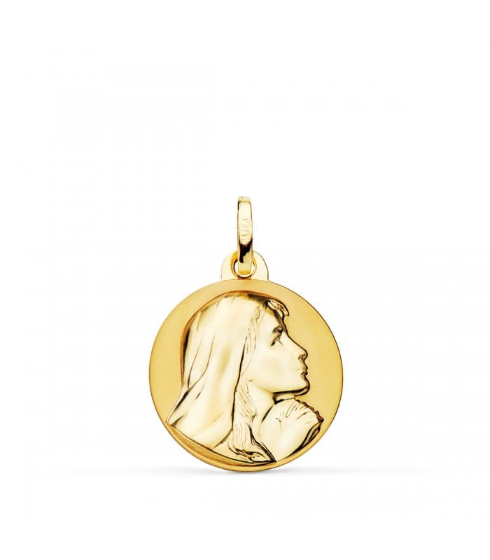 Médaille Vierge Marie 18 K, cadeau bapteme