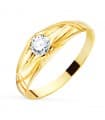 Solitario uomo Arthur Oro giallo 18kt