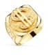 Sello Dólar Hombre de Oro Amarillo 18K | Anillos caballero, comprar joyas online