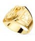 Sello Dólar Hombre de Oro Amarillo 18K | Anillos caballero, comprar joyas online