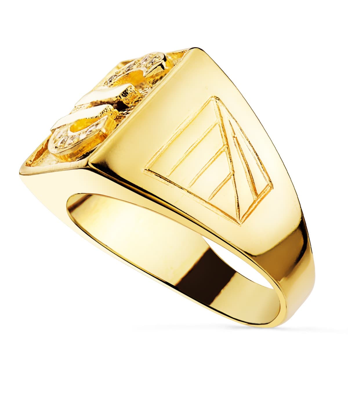 Sello Euro Hombre de Oro Amarillo 18K | Alda Joyeros, joyería online