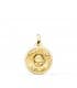 Médaille Ange nuage Or 18K 16mm