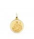 Medalla Virgen Divina Pastora Oro Amarillo 18K 18mm 750ml |medallas religiosas personalizadas |comprar joyas online