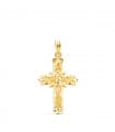 Croix Filigrane Or Jaune 18K 29 mm