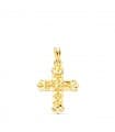Pendentif Croix Filigrane Or 18K 22mm