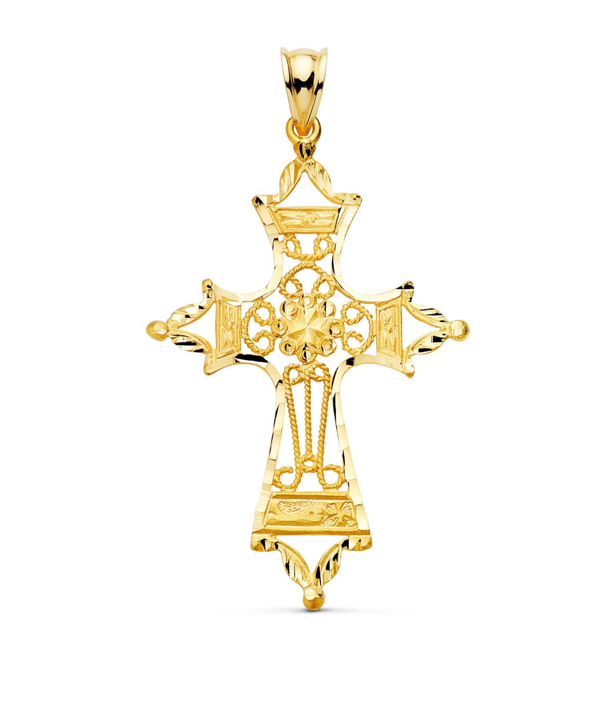Goldkreuz P7699-140 | Klassisches Kruzifix für Damen und Herren – Kreuz günstig online kaufen