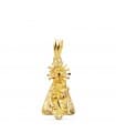 Jungfrau der Hilflosen Medaille 18K Gelbgold P3096-320