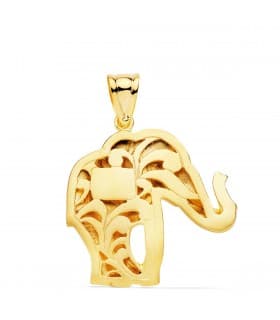 Pendentif homme Éléphant Or 18K