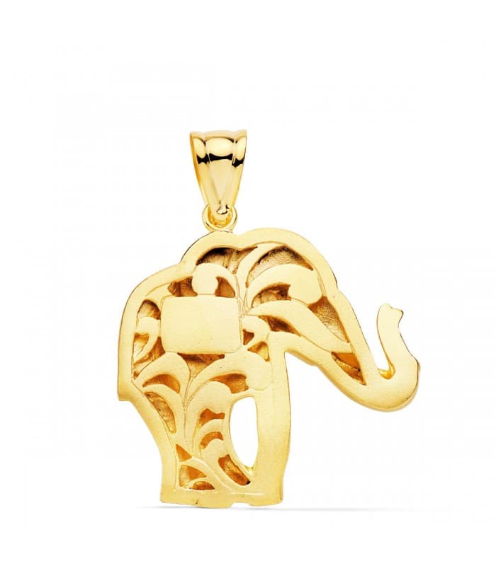 Pendentif homme Éléphant Or 18K