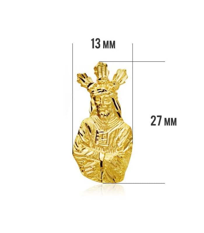 Christ captif silhouette 18K 27x13mm