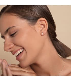Pendientes Trilogy Oro Amarillo 18K - pendientes pequeños oro 18 kilates
