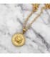 Médaille Méduse Or 18K 20 mm