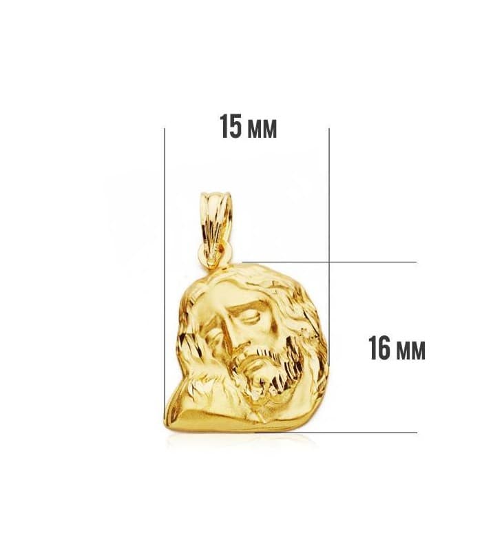 Cabeza Cristo Yacente  16x15mm