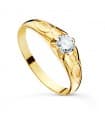 Anello da ragazzo Bosco Oro 750 giallo