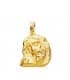 Portrait Christ gisant 18K 18x16mm