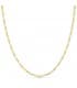 Cadena Fígaro Oro Amarillo 18K 2mm 60cm | cadena eslabones 3x1| cadenita para hombre