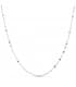 Cadena Diamantada Oro Blanco 18K 1,5 mm 40cm | collar mujer, cadenita fina