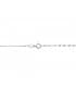 Cadena Diamantada Oro Blanco 18K 1,5 mm 40cm | collar mujer, cadenita fina