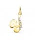 Colgante con la Inicial Y Oro Amarillo 18 K 15mm