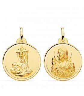 V. Angustias/Corazón de Jesús 18 Ktes 24mm Bisel