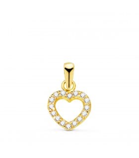 Ciondolo a cuore San Valentino oro 18kt
