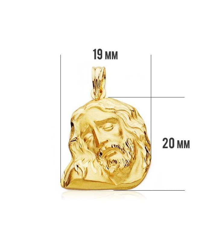 Cabeza Cristo Yacente  20x19mm
