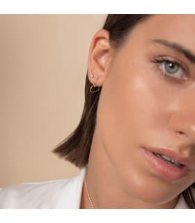 Piercing Aro Corazón Oro Amarillo 18K | pendiente de oreja | piercings en las orejas