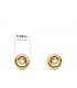 Boucles d'oreilles Délice Diamants 0.040 Ct. Or Jaune 18K