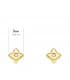 Pendientes Estrella Diamantes 0.030 Qtes. OA 18K | diamantes rosa de los vientos oro amarillo