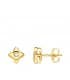 Pendientes Estrella Diamantes 0.040 Qtes. OA 18K | diamantes rosa de los vientos oro amarillo