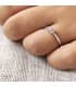 Solitaire blanc Isabelle 18 Carats