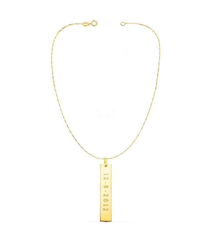 Namenskette Personalisiert (Barrenkette) D17250-S1 18K Gold