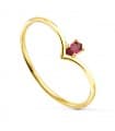 Bague Picco Or 18K Rubis Marquise