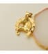 Colgante Herradura Silueta Caballo Salto Ecuestre Oro 18K 40mm | colgante oro macizo 750 | comprar joyas online