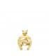 Colgante Herradura con Caballo Oro 18K 23 mm | comprar joyas online de oro