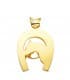Colgante Herradura con Caballo Oro 18K 48 mm| colgantes para hombres de oro macizo | comprar joyas al peso de forma online