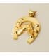 Colgante Herradura con Caballo Oro 18K 48 mm| colgantes para hombres de oro macizo | comprar joyas al peso de forma online