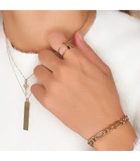 Bague Picco Or 18K Saphir Marquise