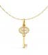 Collar Secret Oro Amarillo 18K | colgante llave con cadena