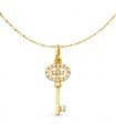 Collier Secret Or Jaune 18K