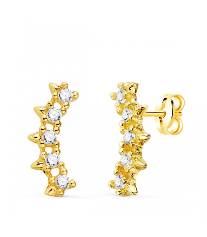 Boucles d'oreilles Polaris Or Jaune 18K