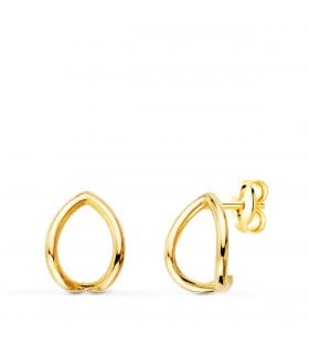 Pendientes Almond Oro Amarillo 18K | pendientes de moda