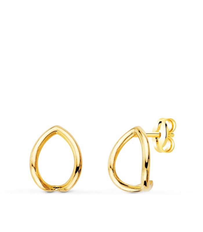 Pendientes Almond Oro Amarillo 18K | pendientes de moda