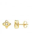 Diamant Ohrstecker | 750 Gelbgold P1905-OAP220