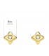 Pendientes Estrella Diamantes 0.100 Qtes. OA 18K | diamantes rosa de los vientos oro amarillo