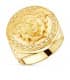 Sello Medusa Oro Amarillo 18K Greca | joyería online | alta joyería