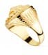 Chevalière Homme Lion Grecque Or Jaune 18 K