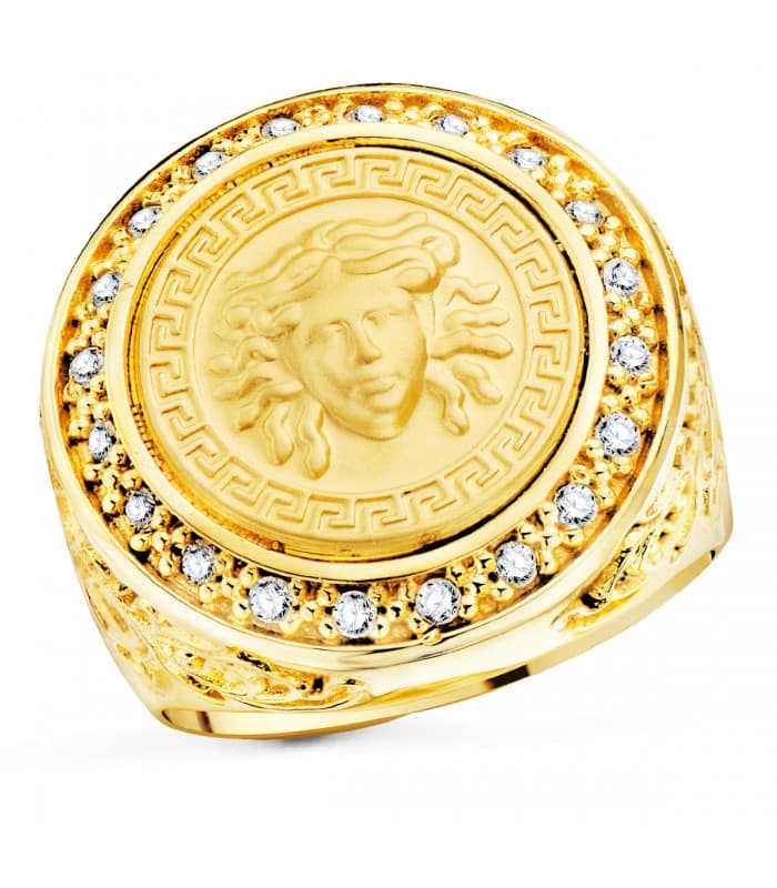 Sello Medusa Oro Amarillo 18K Vintage | joyería online | alta joyería | anillos para hombres