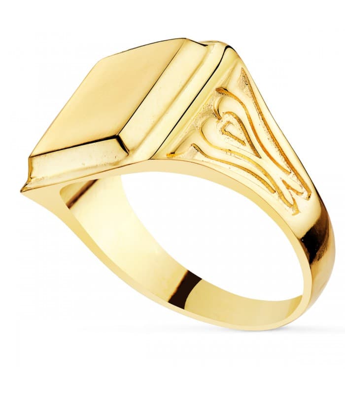 Sello hombre Zachary Oro Amarillo 18K | comprar en joyería online anillos de hombre