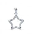 Colgante estrella 18 Ktes